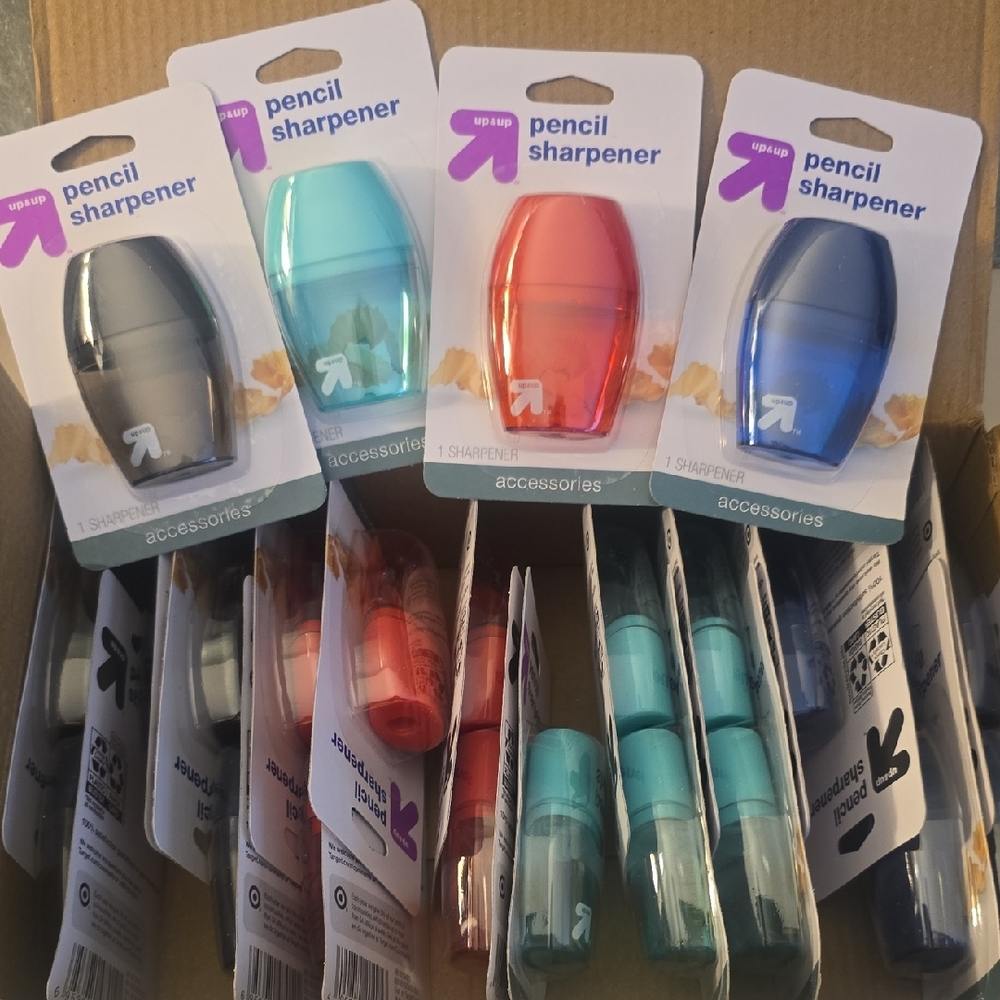 23 Pencil Sharpeners - Assorted Colors New